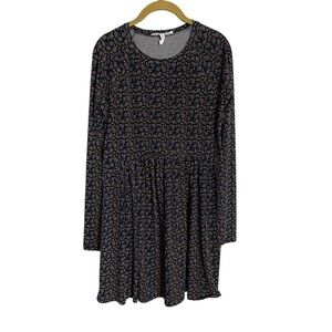 BCBGeneration Babydoll Ditzy Micro Floral Swing Dress Small